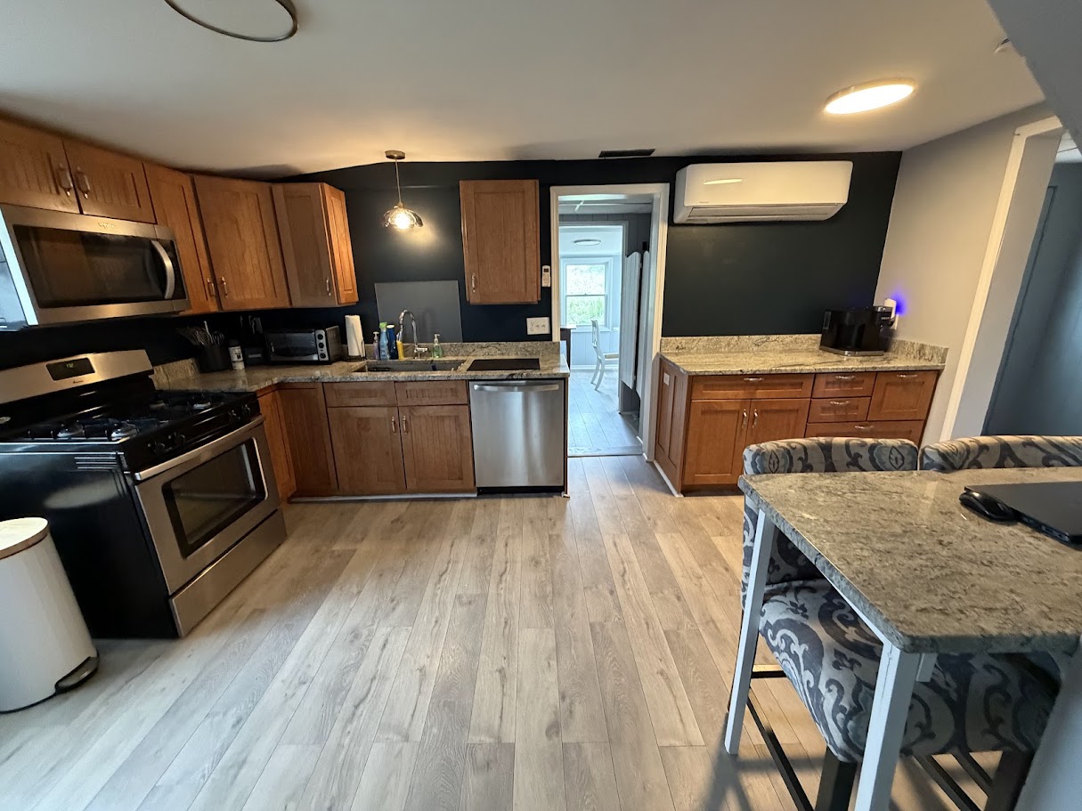 Updated kitchen with granite counters